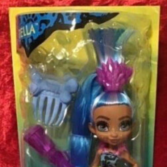Cave Club Tella Doll 10" Prehistoric Fashion Doll With Dinosaur Pet Hunch - Picture 1 of 3